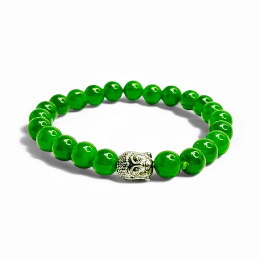 綠玉珠手鏈-彈力貼合